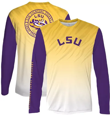 Great State Clothing Men's LSU Tigers Gold Long Sleeve T-Shirt