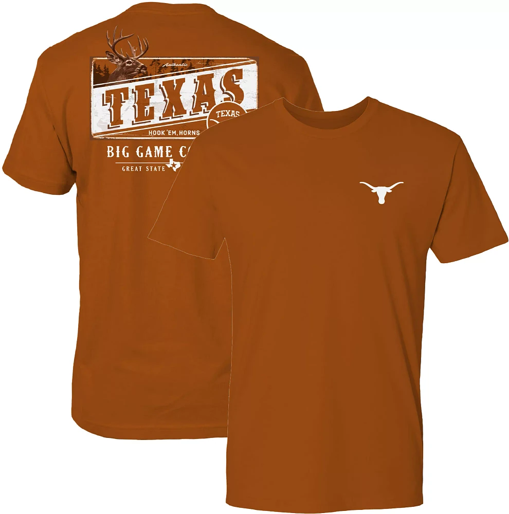 Great State Clothing Men's Texas Longhorns Burnt Orange Big Game T-Shirt