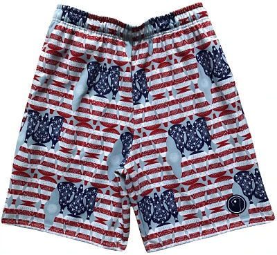 LAX SO HARD Youth American Flag Performance Lacrosse Shorts