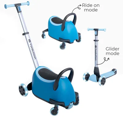 Yvolution Kids' Ride-On 5-in-1 Scooter
