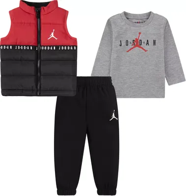 Jordan Infants' Jumpman Vest, Tee & Pants Set