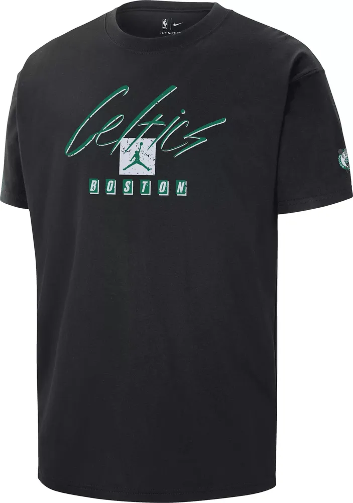 Jordan Men's Boston Celtics Black Courtside T-Shirt