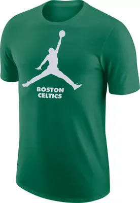 Jordan Men's Boston Celtics Green Logo T-Shirt