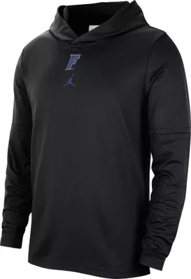 Nike Men's Florida Gators Black Dri-FIT Hooded Long Sleeve T-Shirt