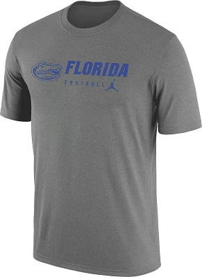 Jordan Men's Florida Gators Grey Dri-FIT Legend Football Team Issue T-Shirt