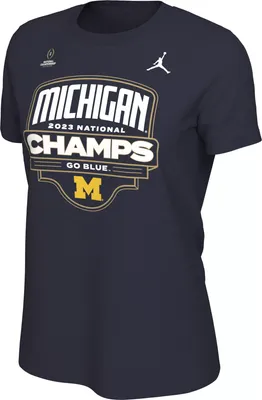 Jordan Women's 2023 College Football National Champions Michigan Wolverines Parade T-Shirt