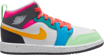 Jordan Kids' Preschool Air Jordan 1 Mid SE Basketball Shoes