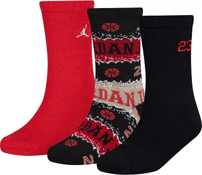 Jordan Kids' Holiday Crew Socks - 3 Pack