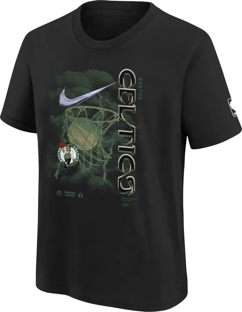 Nike Youth 2023-24 City Edition Boston Celtics Courtside Max90 T-shirt