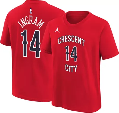 Jordan Youth New Orleans Pelicans Brandon Ingram #14 Red T-Shirt