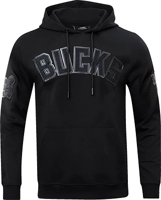 Pro Standard Men's Milwaukee Bucks Black Logo Hoodie