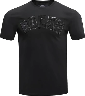 Pro Standard Men's Milwaukee Bucks Black Logo Team T-Shirt
