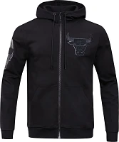 Pro Standard Men's Chicago Bulls Black Full Zip Hoodie