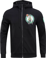 Pro Standard Men's Boston Celtics Black Chenille Full Zip Hoodie