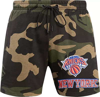 Pro Standard Men's New York Knicks Camo Logo Shorts