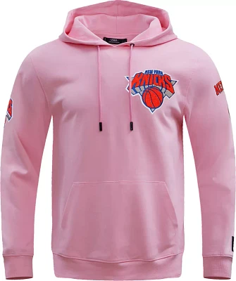 Pro Standard Men's New York Knicks Pink Chenille Pullover Hoodie