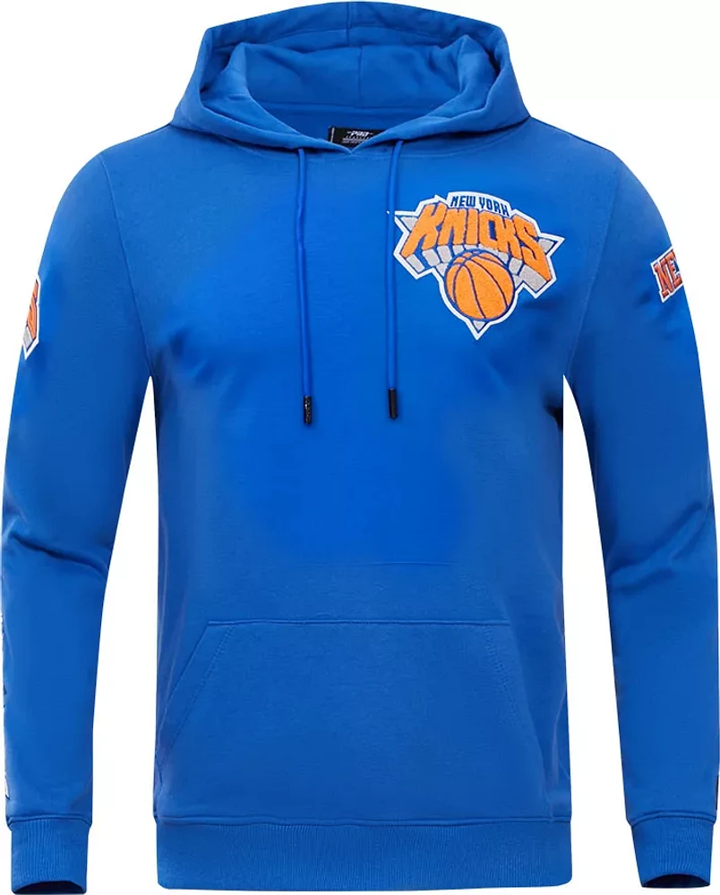 Pro Standard Men's New York Knicks Royal Chenille Pullover Hoodie