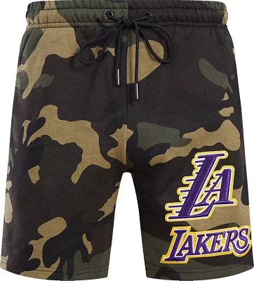 Pro Standard Men's Los Angeles Lakers Camo Logo Shorts