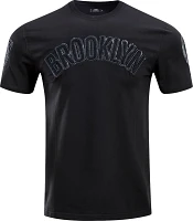 Pro Standard Men's Brooklyn Nets Black Logo Team T-Shirt