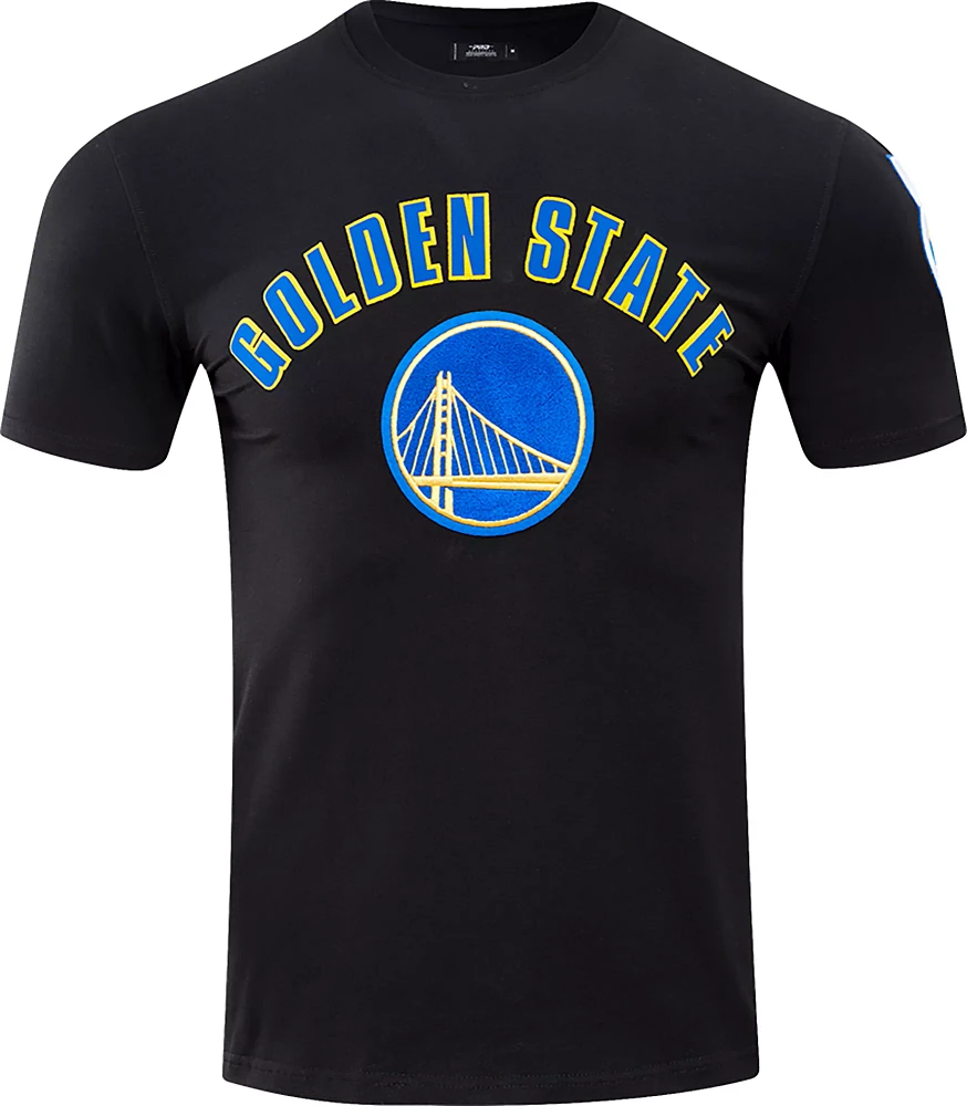 Pro Standard Men's Golden State Warriors Black Bristle T-Shirt