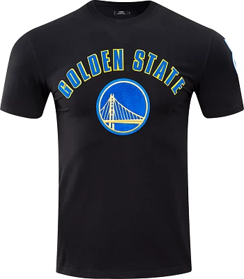 Pro Standard Men's Golden State Warriors Black Bristle T-Shirt