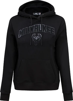 Pro Standard Women's Milwaukee Bucks Black Fleece Pullover Hoodie