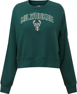 Pro Standard Women's Milwaukee Bucks Fleece Crewneck Sweater