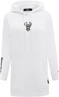 Pro Standard Women's Milwaukee Bucks White Hooded Dress