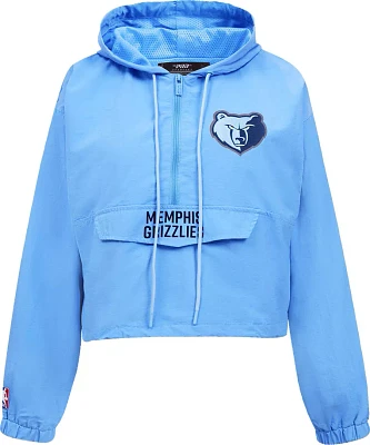Pro Standard Women's Memphis Grizzlies Woven Half Zip Jacket