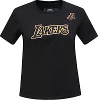 Pro Standard Women's Los Angeles Lakers Black Slim Fit T-Shirt