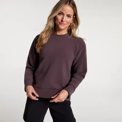 CALIA Women's Elevate Ottoman Side Zip Sweatshirt