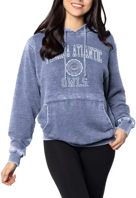 chicka-d Women's Florida Atlantic Owls Blue Everybody Pullover Hoodie