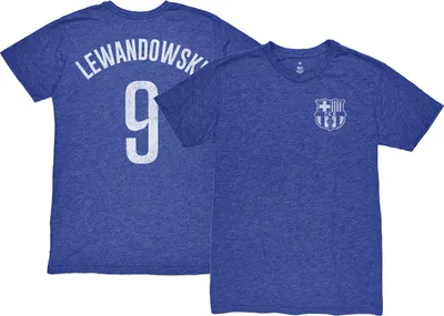 1863 FC Barcelona Robert Lewandowski #9 Blue T-Shirt
