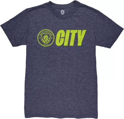 1863 FC Manchester City 2023 Lockup Navy Slub T-Shirt