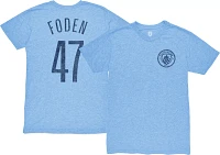 1863 FC Manchester City Phil Foden #47 Light Blue T-Shirt