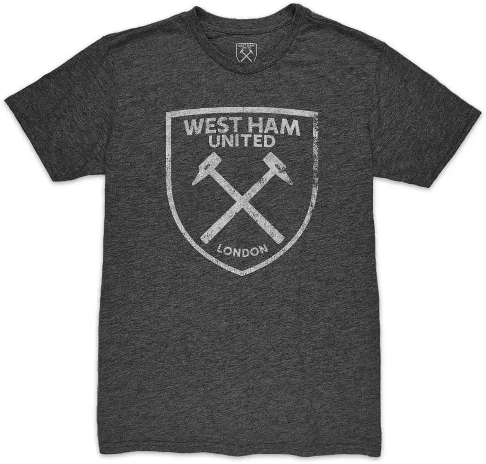 1863 FC West Ham United 2023 Mono Badge Black T-Shirt