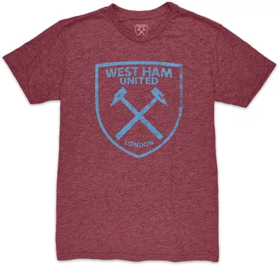 1863 FC West Ham United 2023 Mono Badge Maroon T-Shirt