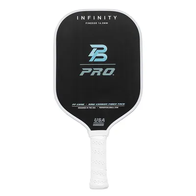 PBPro Infinity Finesse 16.0 mm Raw Carbon Fiber Pickleball Paddle