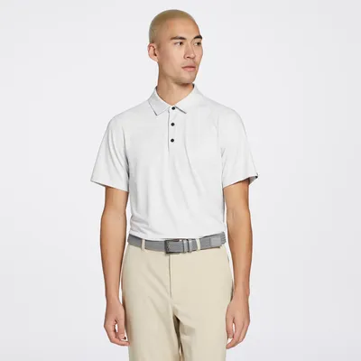 VRST Men's Heather Mesh Golf Polo