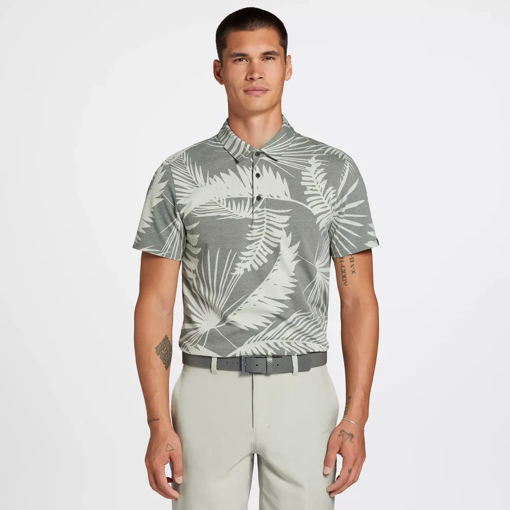 VRST Men's Leafy Palm Pique Polo