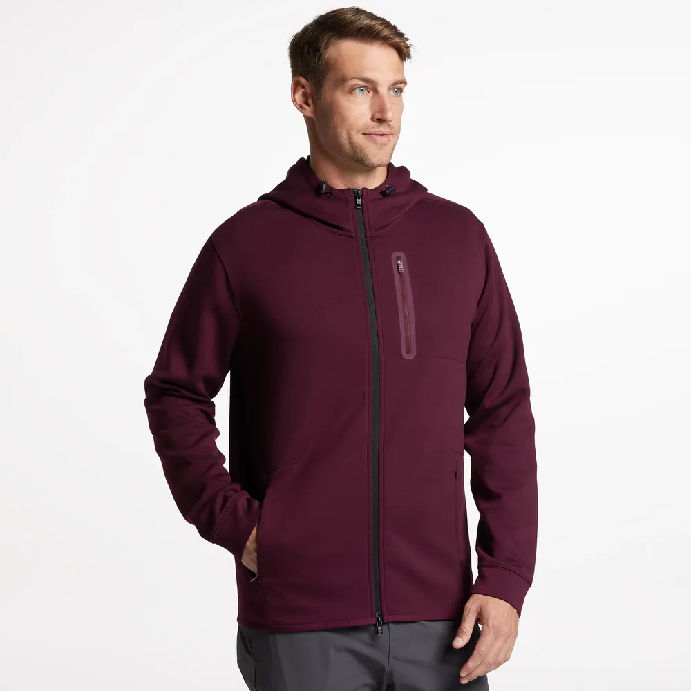 VRST Men's Pinnacle Fleece Full Zip Hoodie