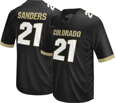 Retro Brand Men's Colorado Buffaloes Shilo Sanders #21 Black Replica Football Jersey
