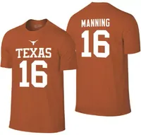 Retro Brand Men's Texas Longhorns Archie Manning #16 Burnt Orange T-Shirt