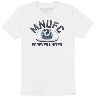 Retro Brand Youth Minnesota United FC Vintage Stadium White T-Shirt