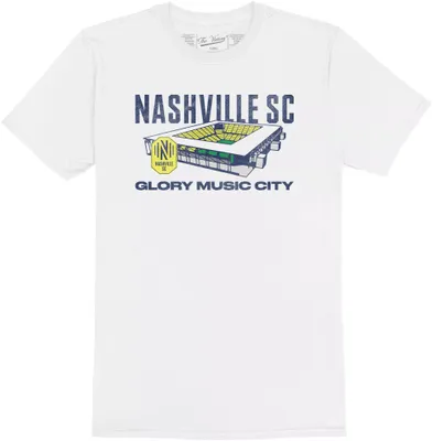 Retro Brand Youth Nashville SC Vintage Stadium White T-Shirt