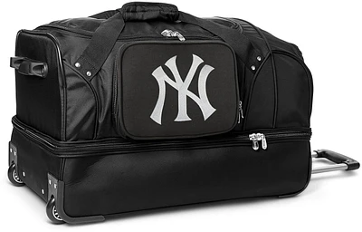 Mojo New York Yankees Drop Bottom Wheeled Duffle