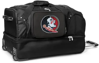 Mojo Florida State Seminoles Drop Bottom Wheeled Duffle