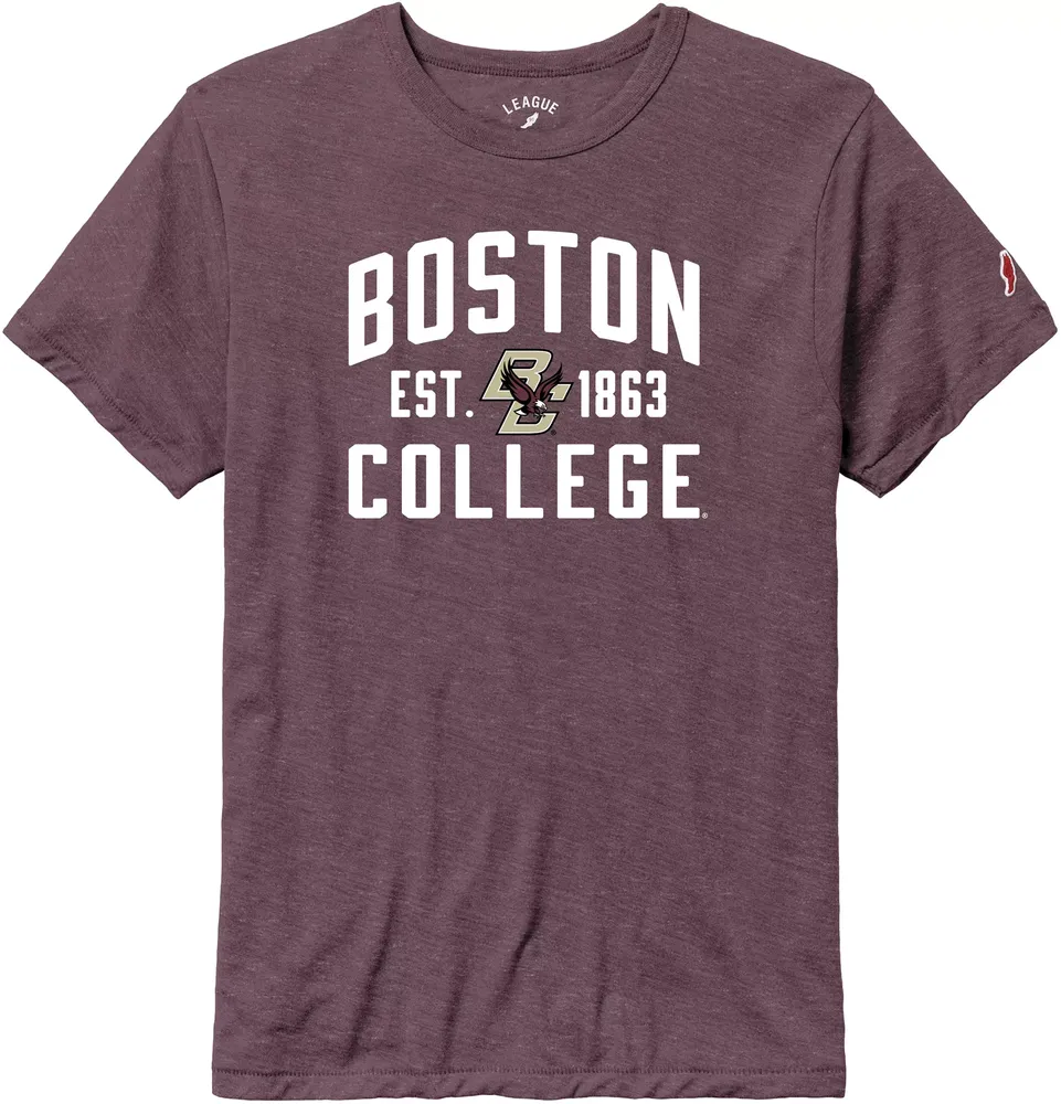 League-Legacy Men's Boston College Eagles Maroon Tri-Blend Victory T-Shirt