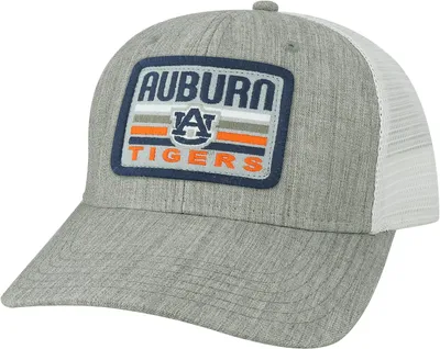 League-Legacy Adult Auburn Tigers Grey Mid-Pro Trucker Hat