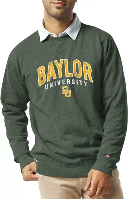 League-Legacy Men's Baylor Bears Green Heritage Crew Sweatshirt